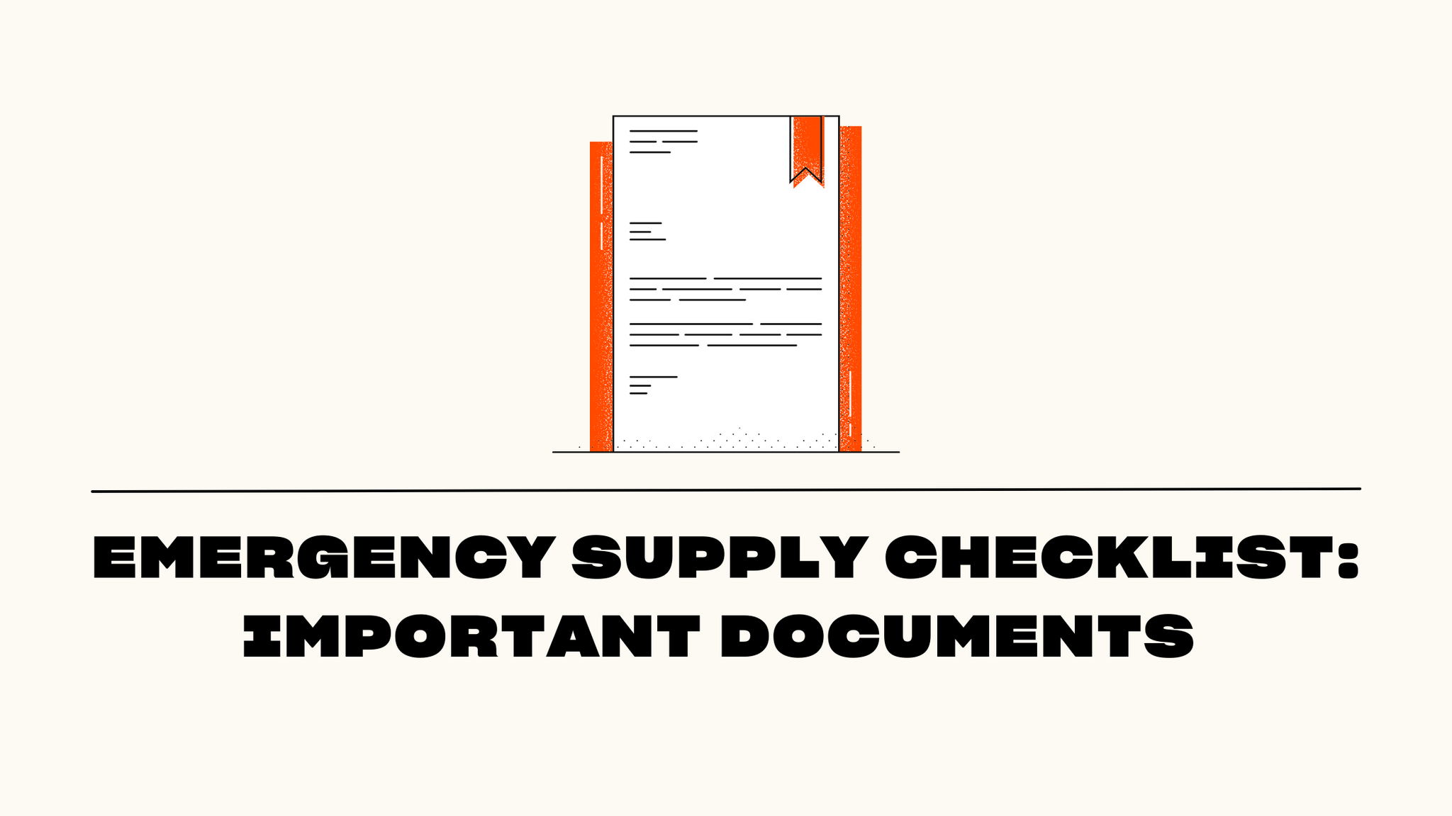 Important Documents for Emergencies